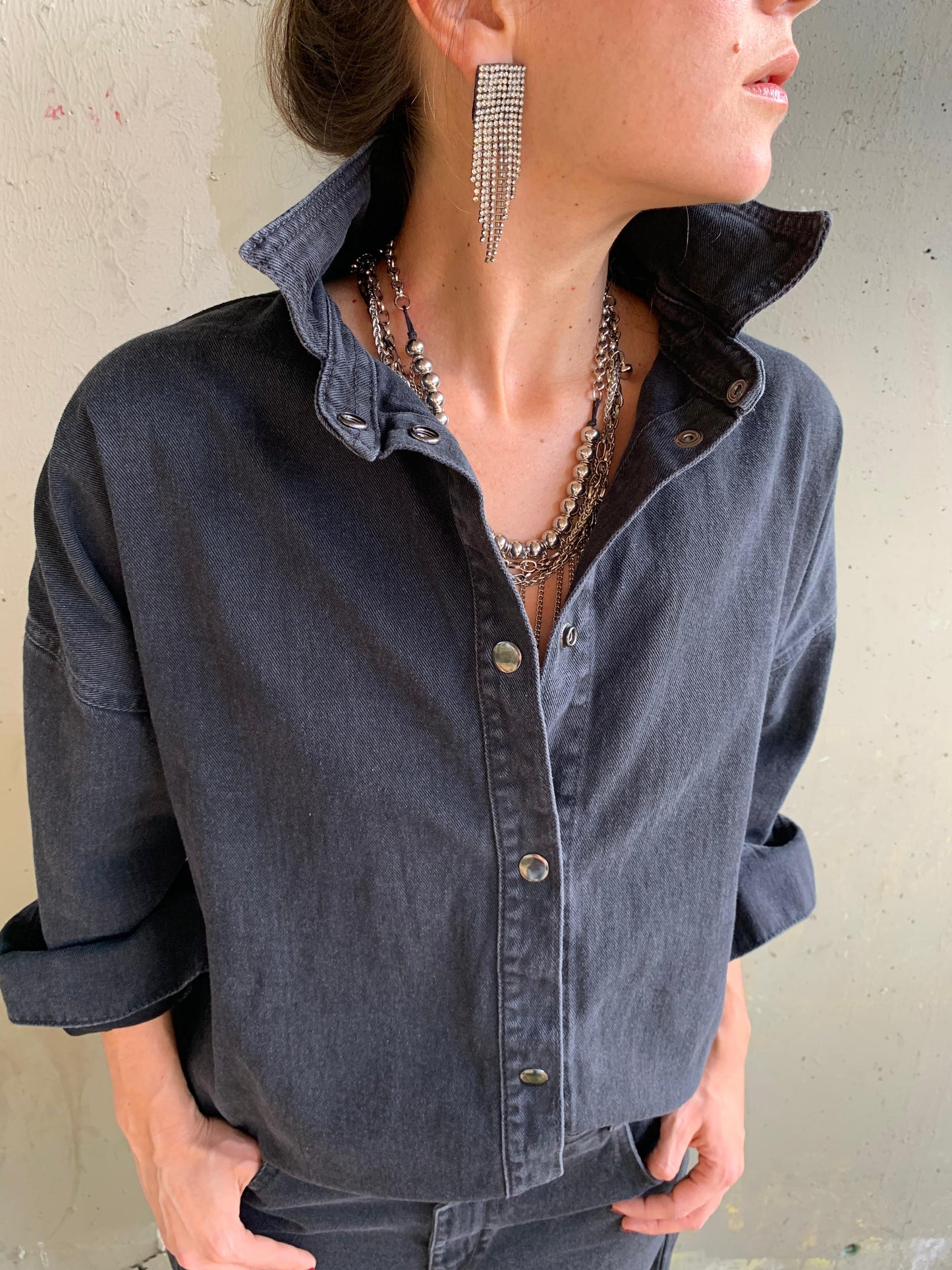 CAMISA BLACK OVERSIZE