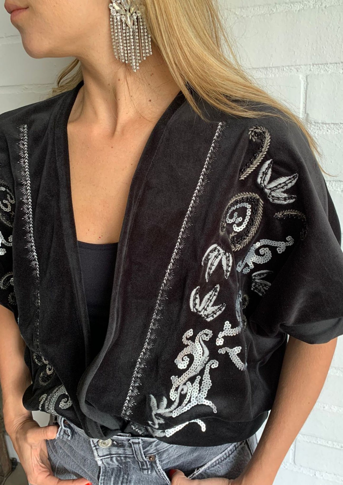CARDIGAN VERMONT NEGRO