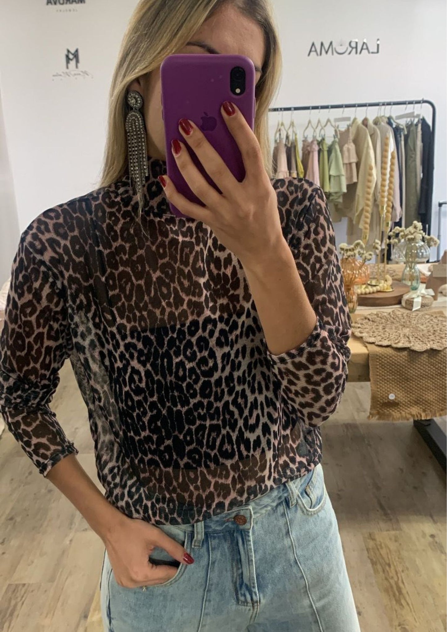 CAMISA PRINT MALLA TEX