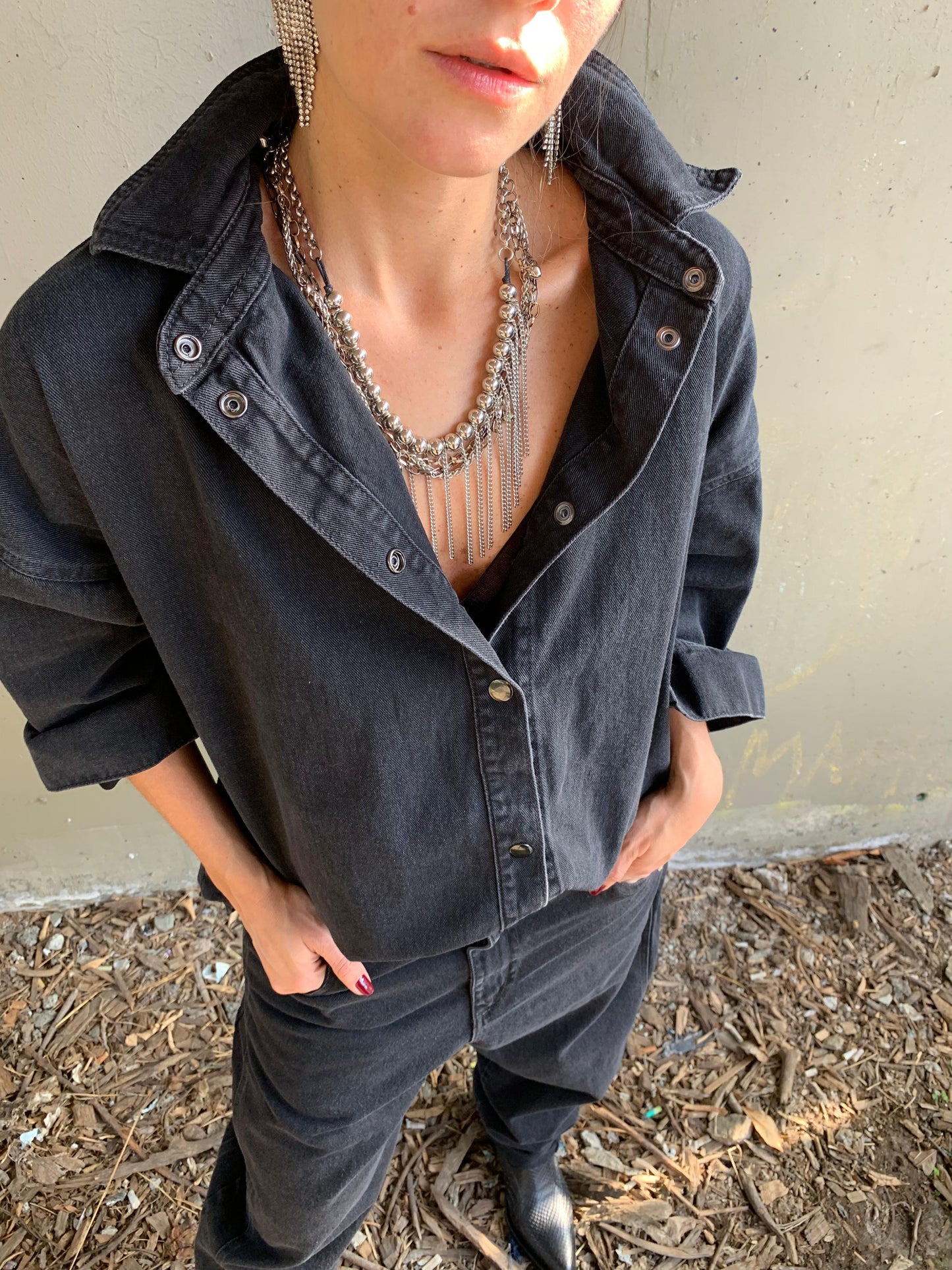 CAMISA BLACK OVERSIZE