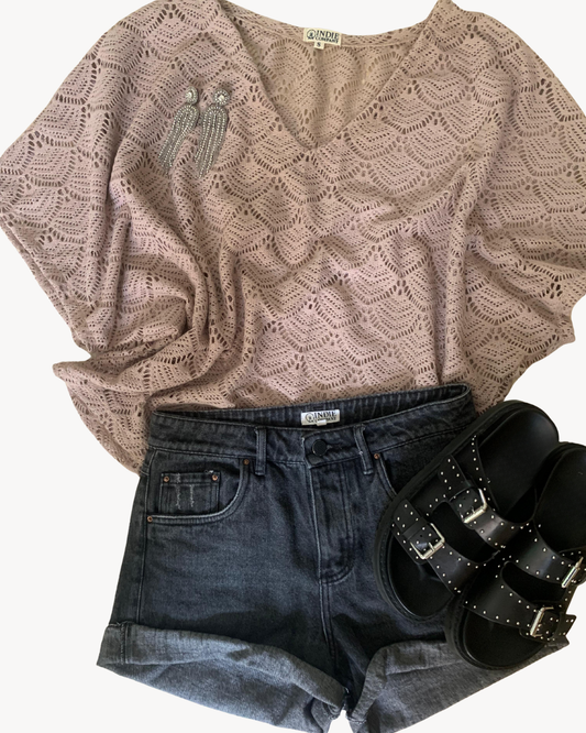 CAMISA CROCHET NUDE